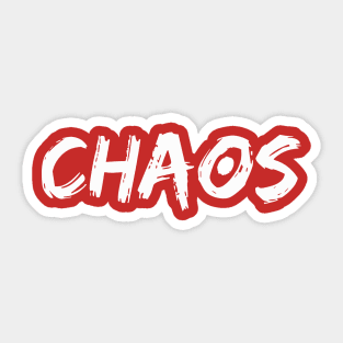 I am chaos Sticker